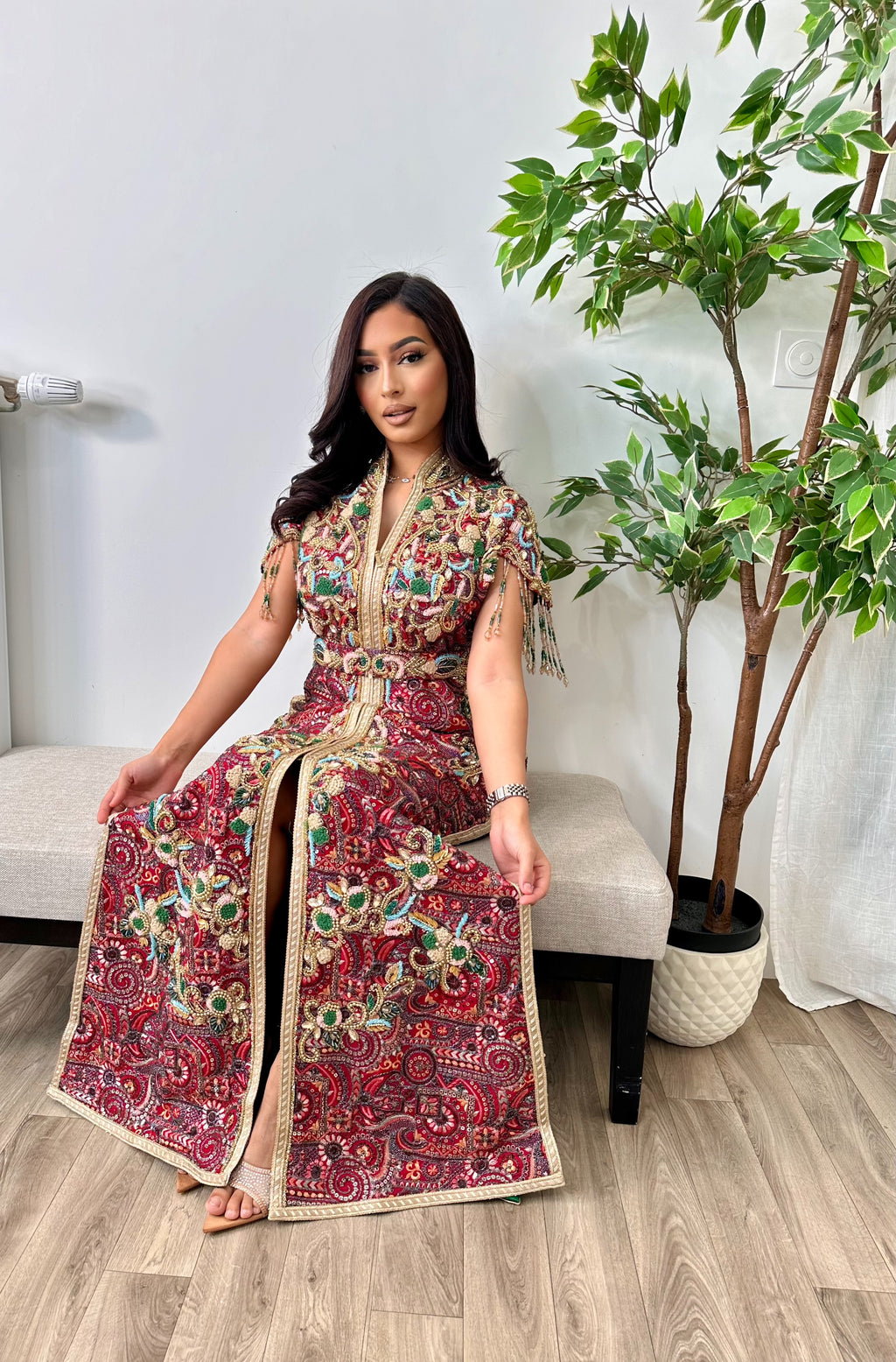 Caftan saree