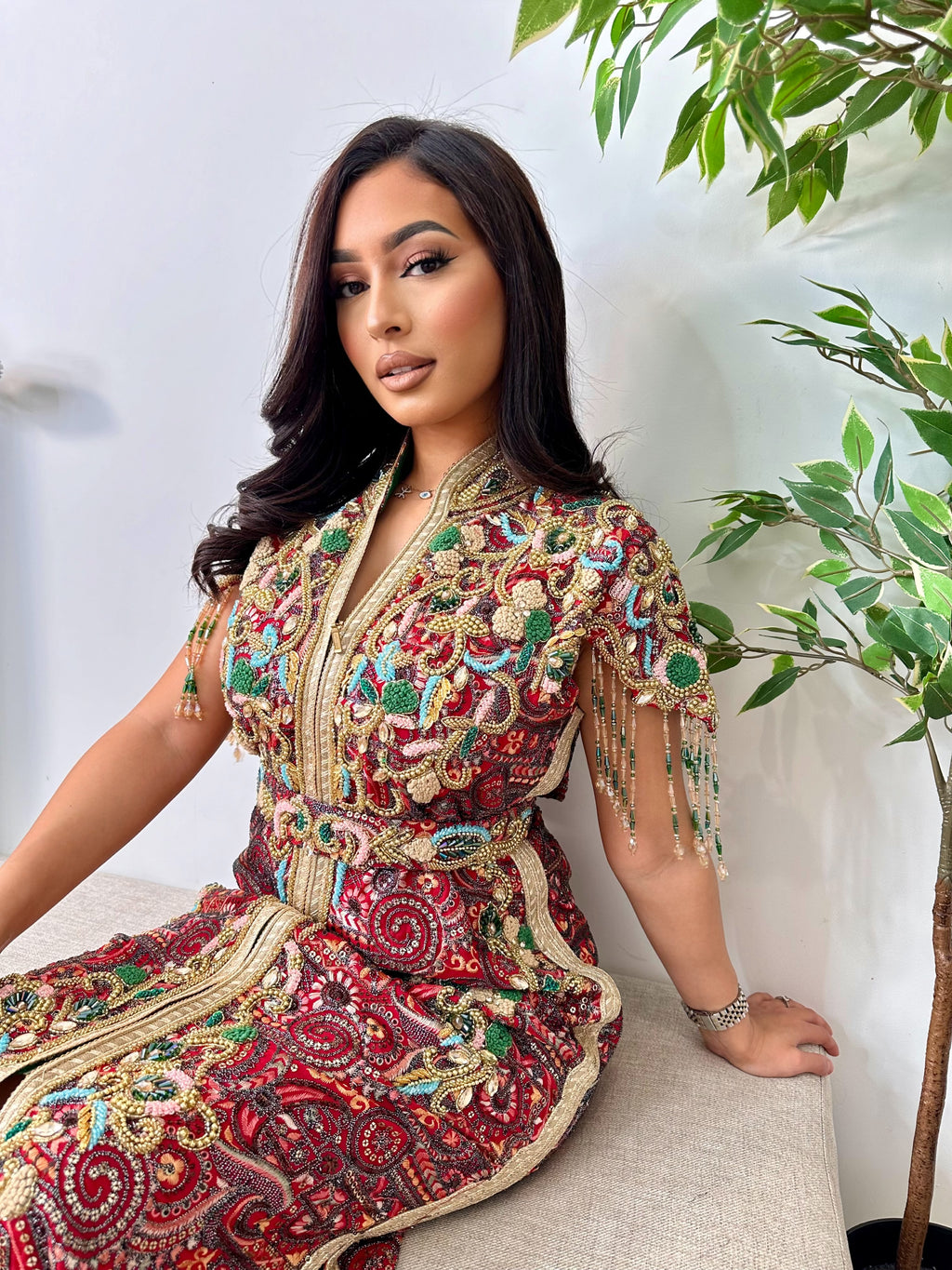 Caftan saree