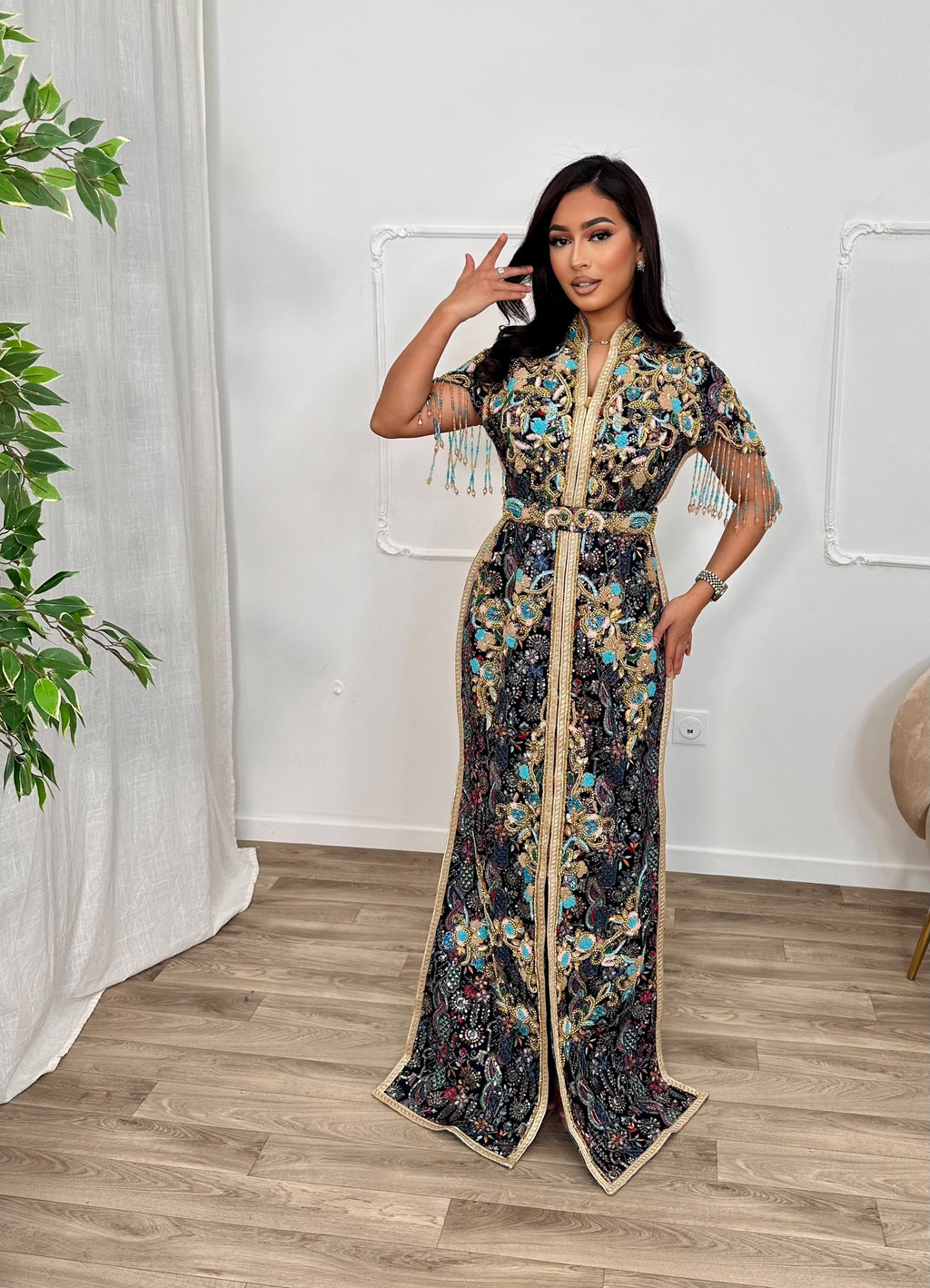 Caftan saree