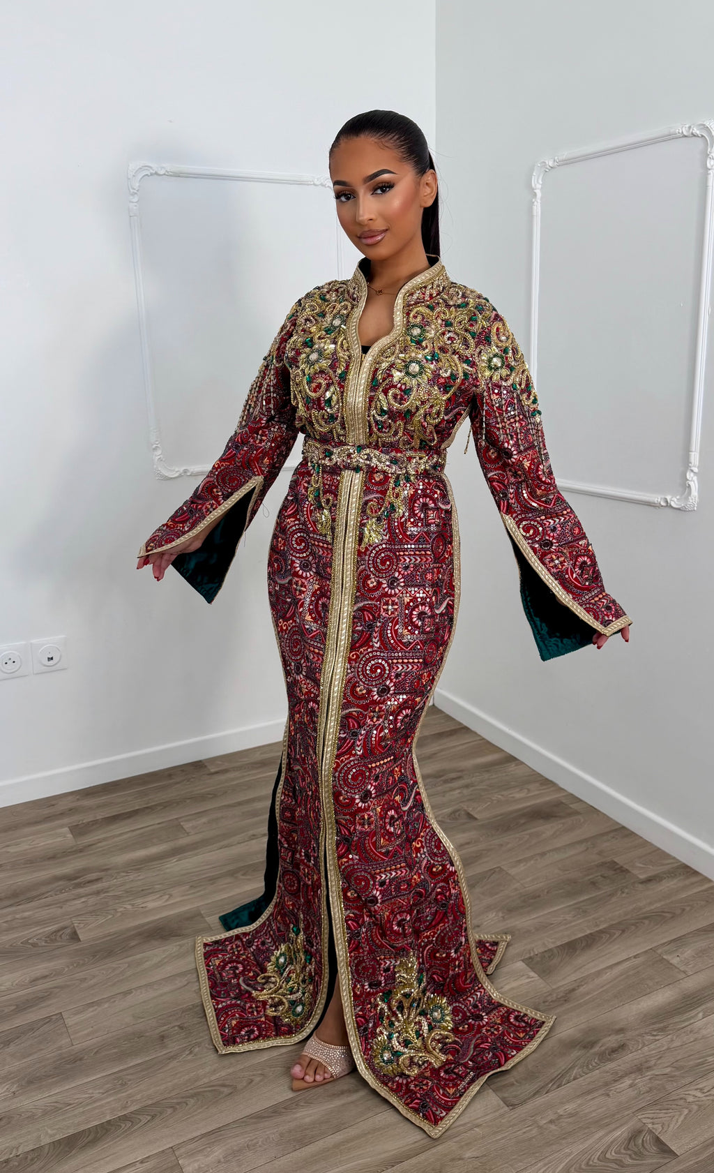 Caftan saree
