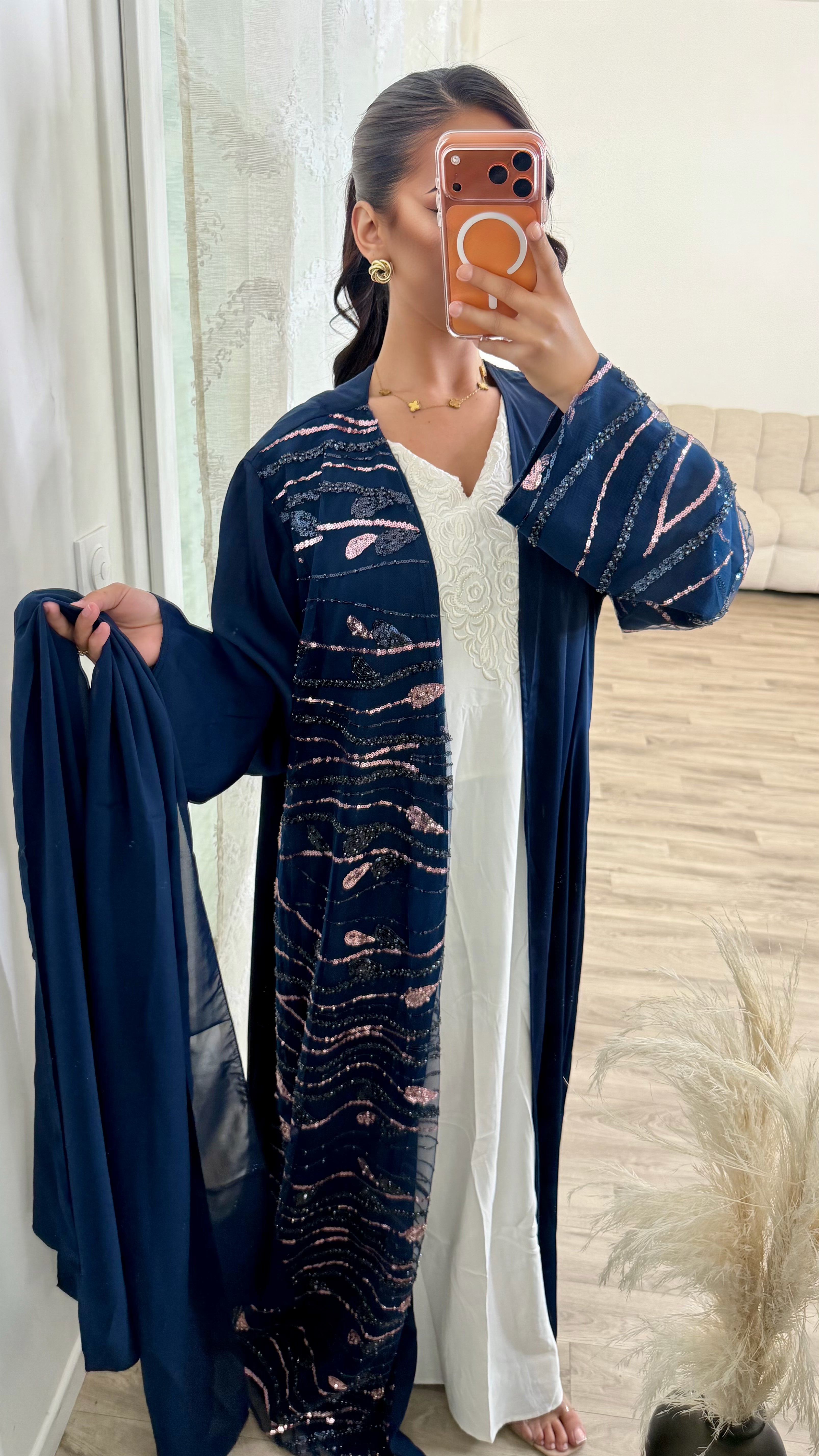 Abaya Blue