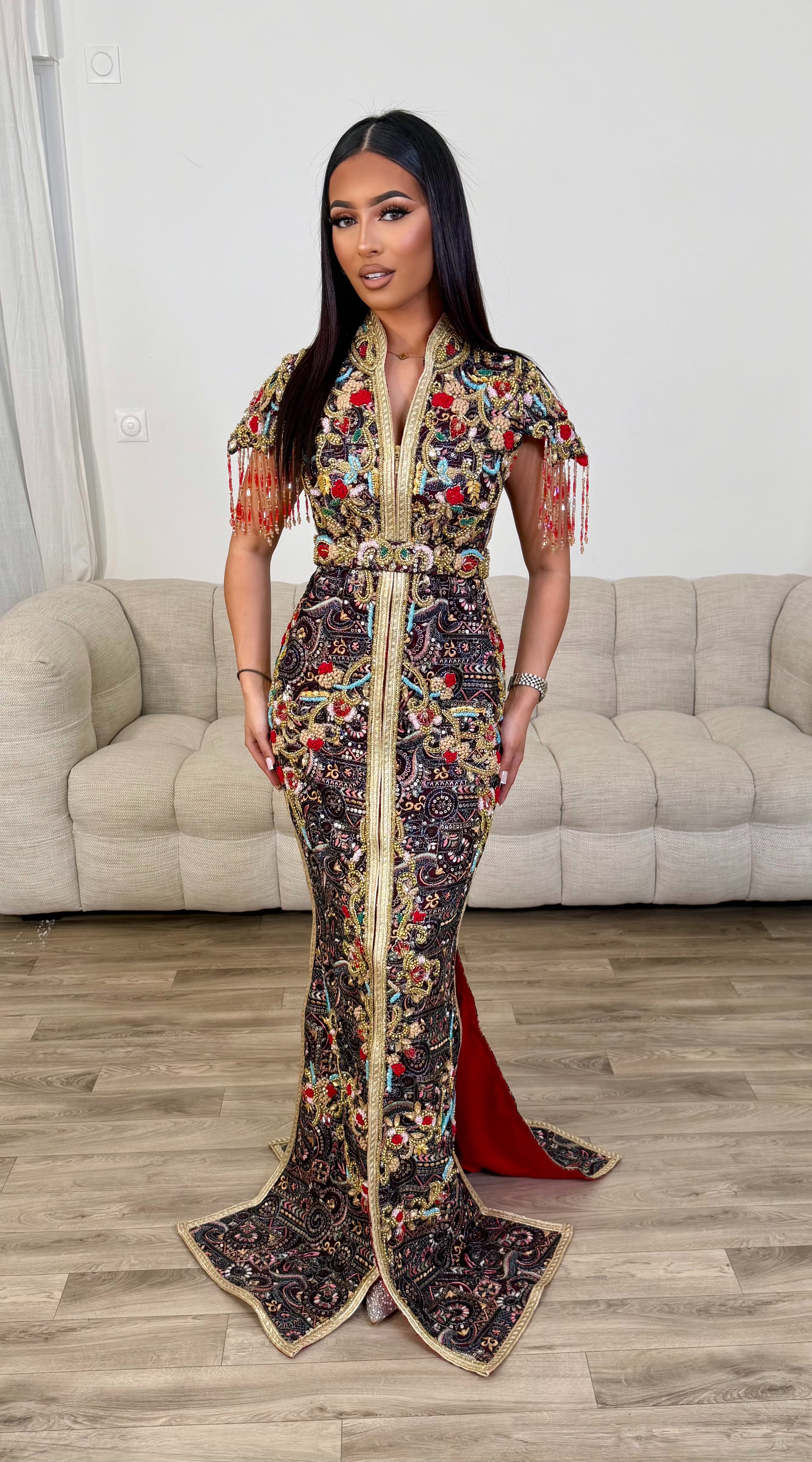 Caftan saree