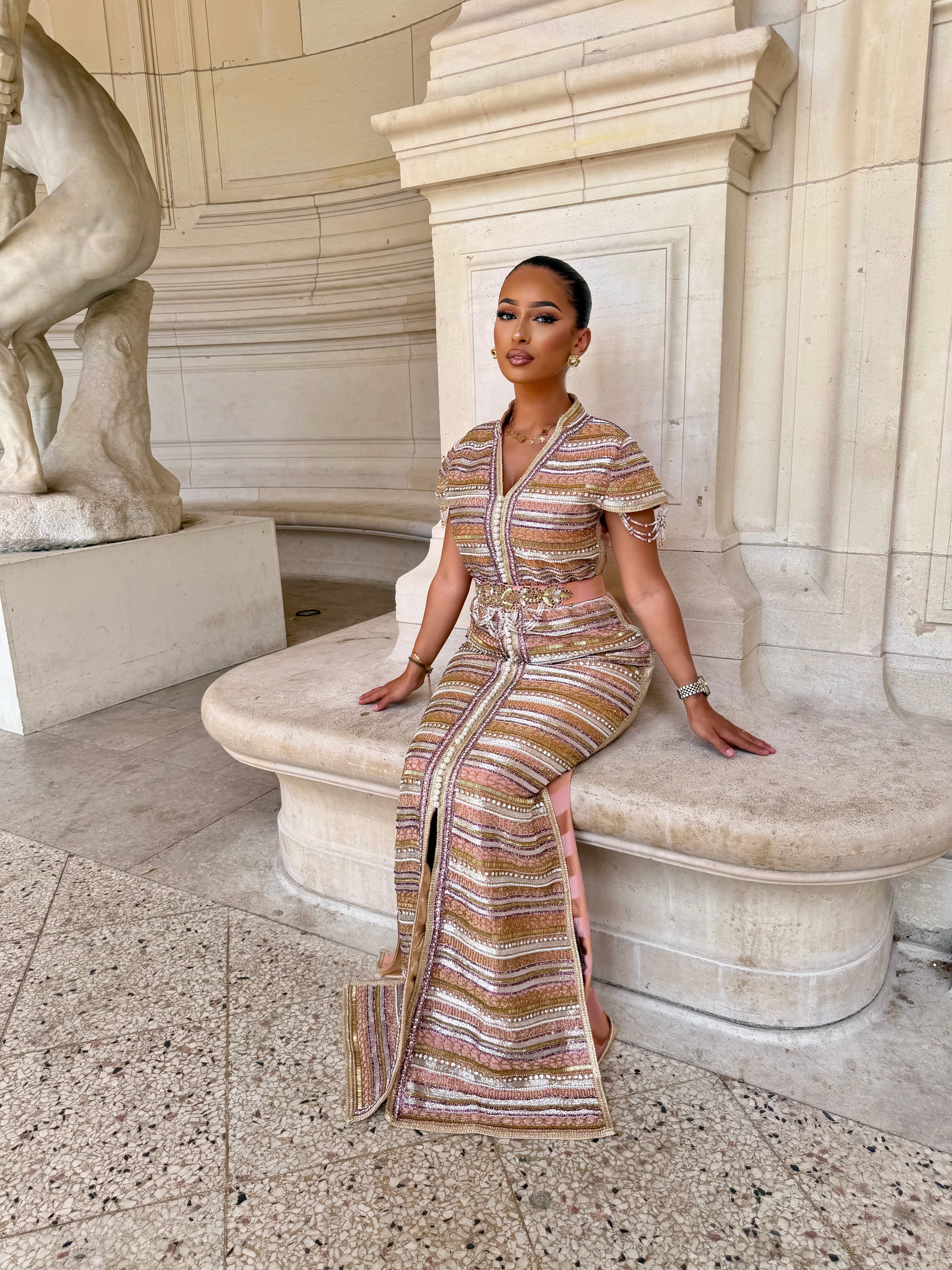 Caftan Tina sequin