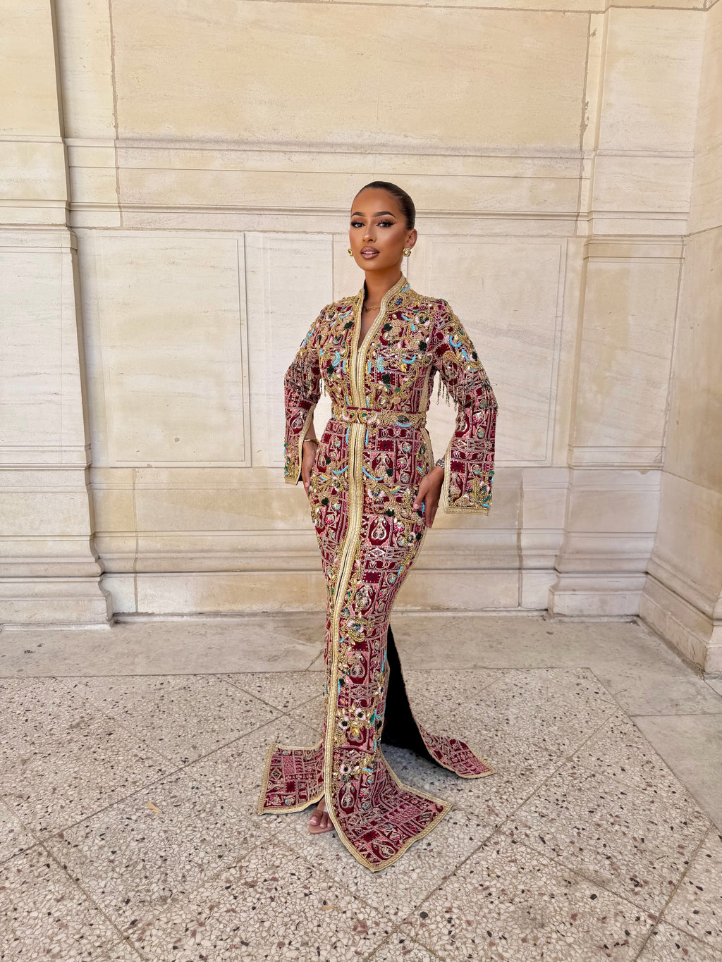 Caftan saree Parisienne