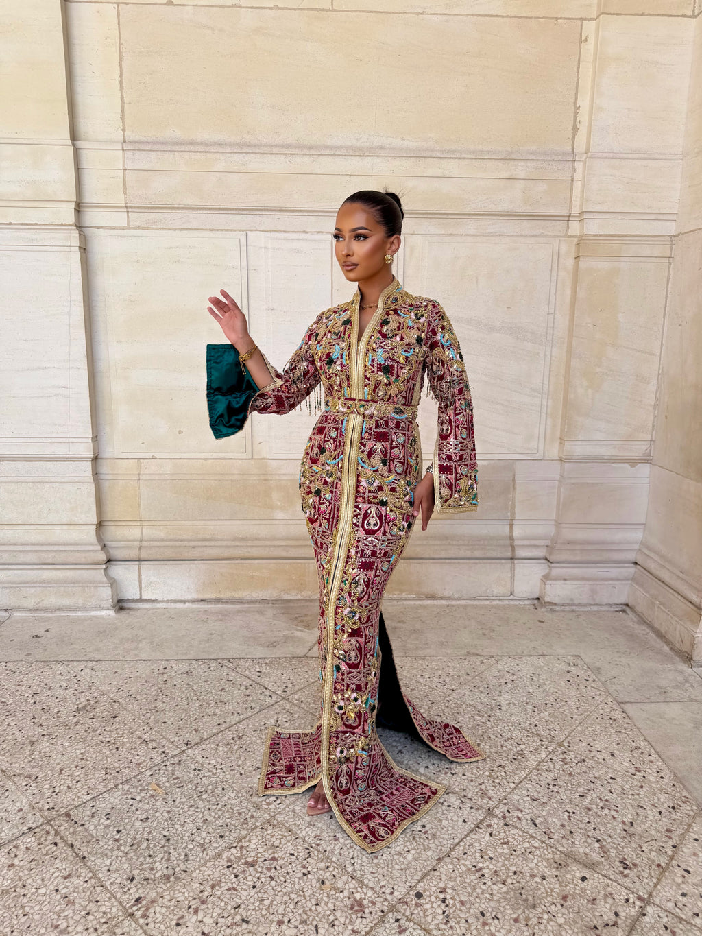 Caftan saree Parisienne