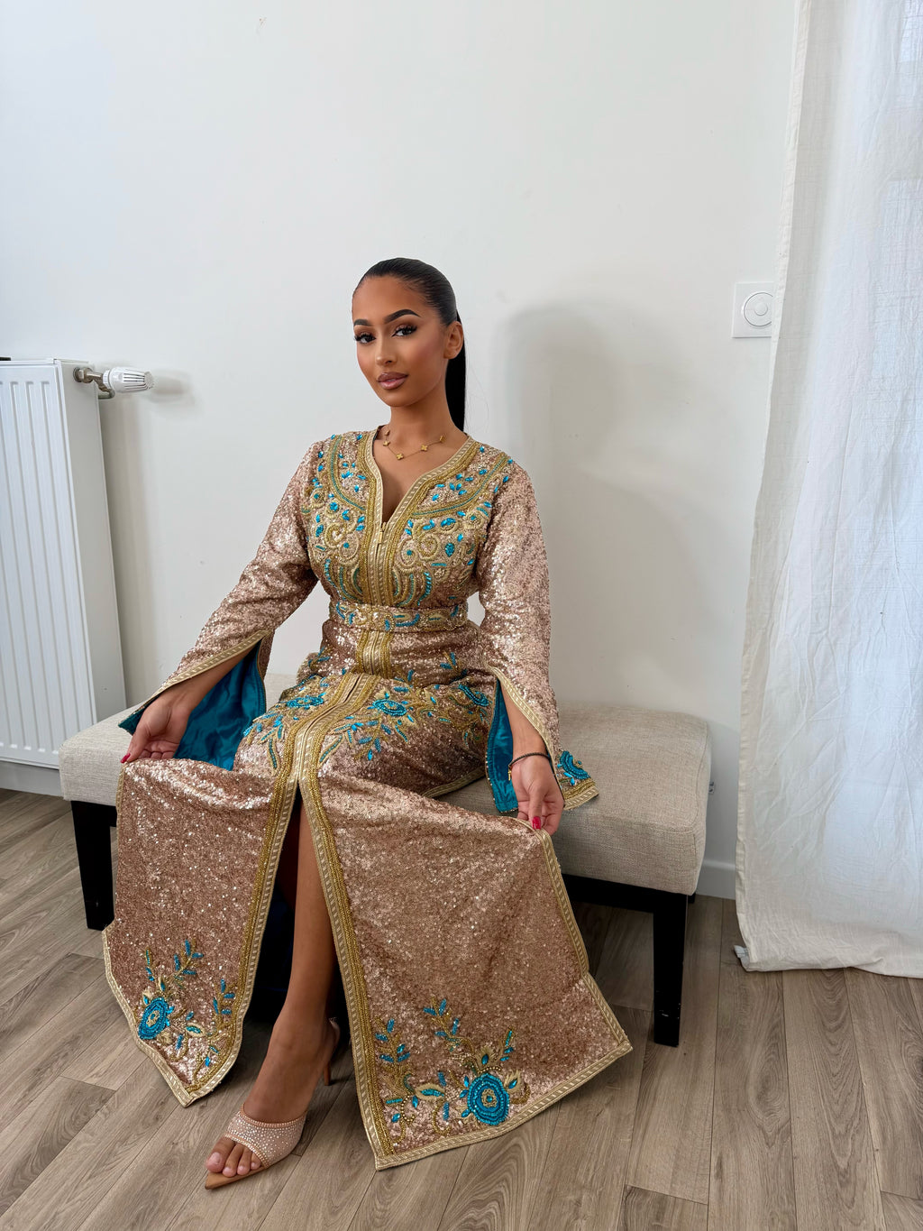 Caftan sequin précommande
